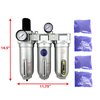 All Tool Depot 3/4" NPT SUPER DUTY 3 Stages Filter Regulator Coalescing Desiccant Dryer System (AUTO DRAIN) FRFLM966NA